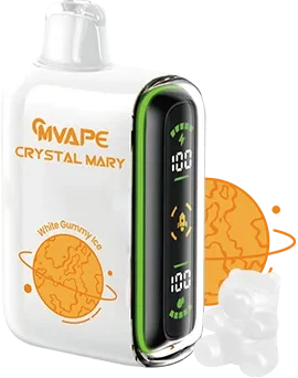 CM VAPE,Crystal Mary,White Gummy lce